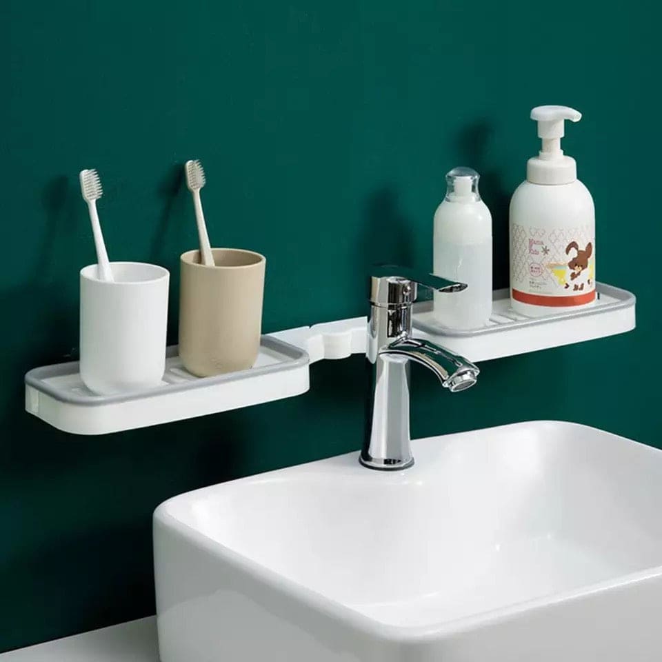 Double Sided Shampoo Holder, Dual Purpose Shelf Wall Mounted Storage Rack, 180 Degree Rotating Storage Rack, Household Storage Rack, Bathroom Foldable Rack Double Sided Shampoo Holder, Dual Purpose Shelf Wall Mounted Storage Rack, 180 Degree Rotating Storage Rack, Household Storage Rack, Bathroom Foldable Rack